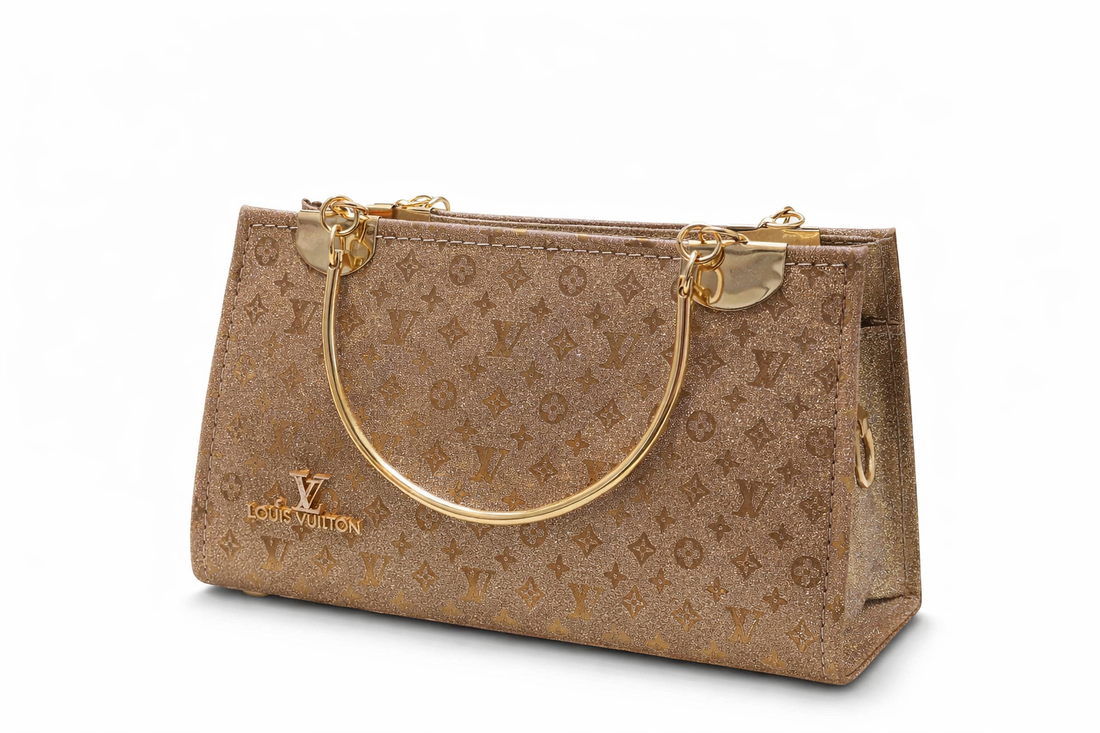 Fancy Metal Handle Bag