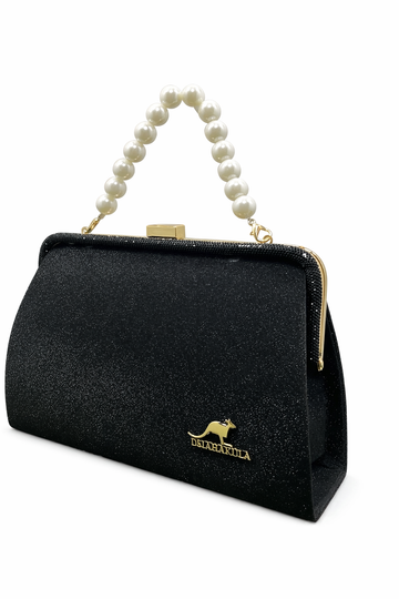 Stylish Crossbody fancy bag with Pearls handle