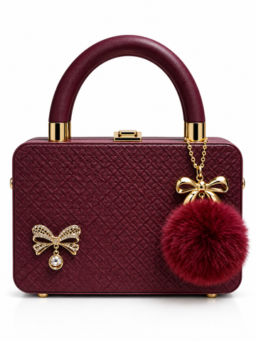 Luxe Bow Charm Mini Handbag