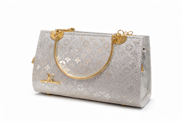 Fancy Metal Handle Bag