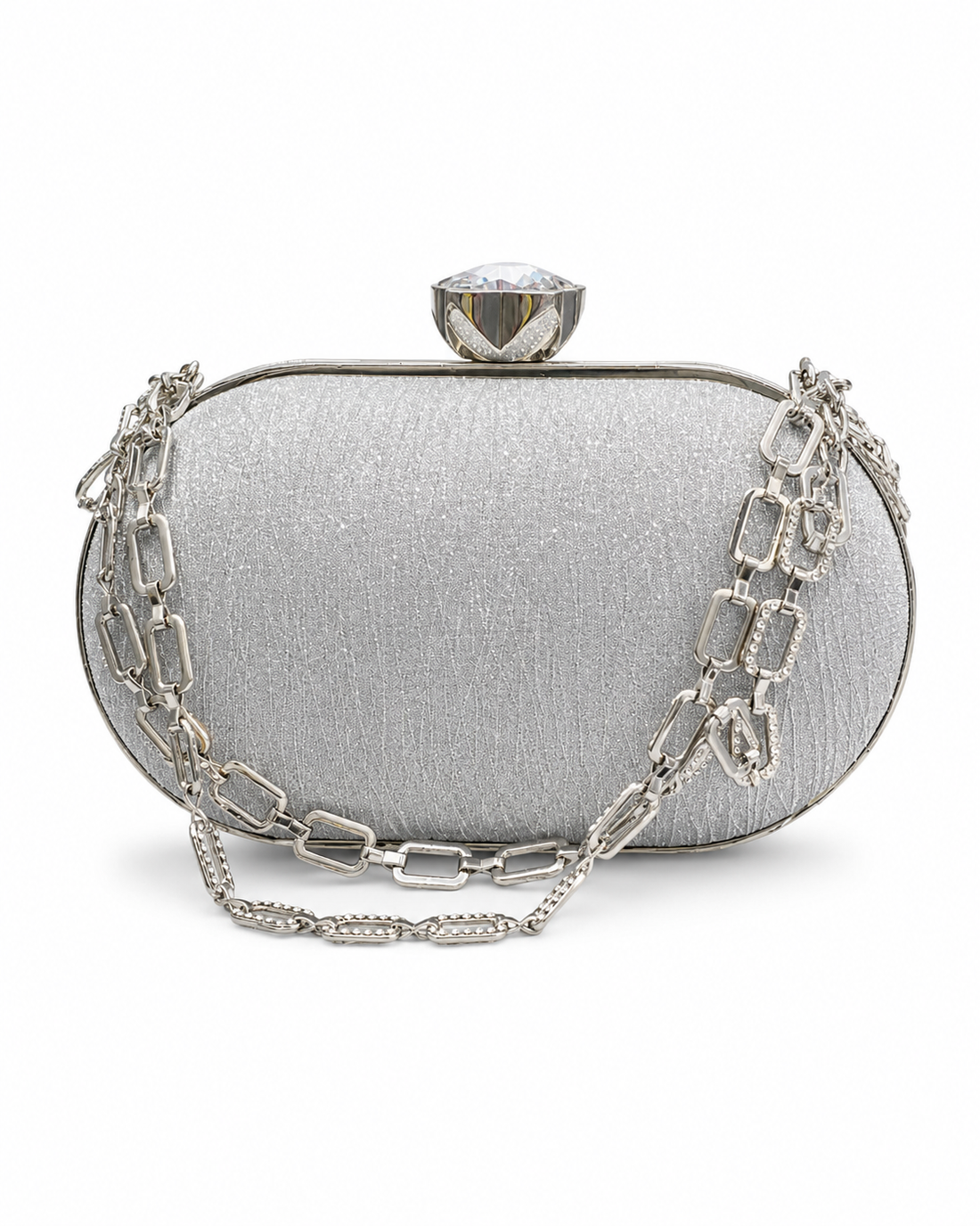 Celeste Sparkle Evening Clutch