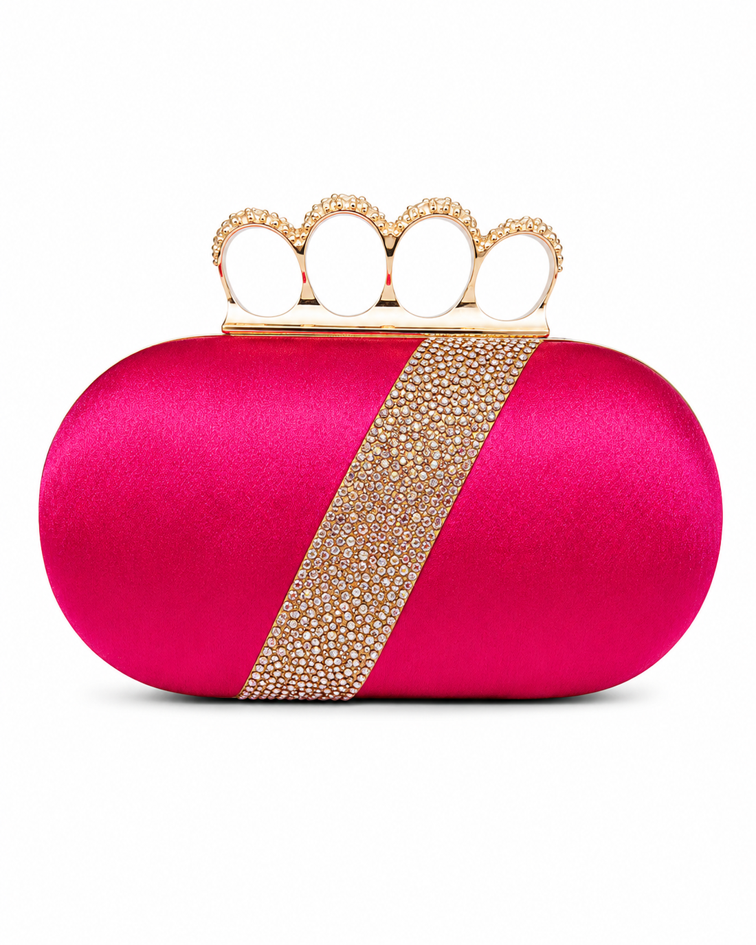 Velvet Luxe Finger Ring Clutch
