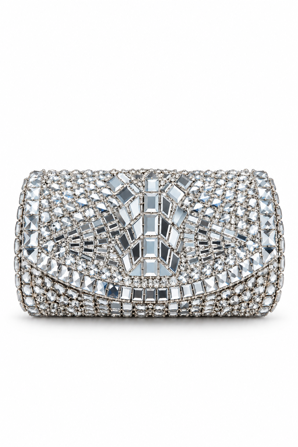 Gilded Radiance Embellished Clutch