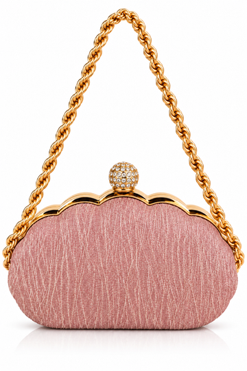 Celestia Crystal Clasp Clutch