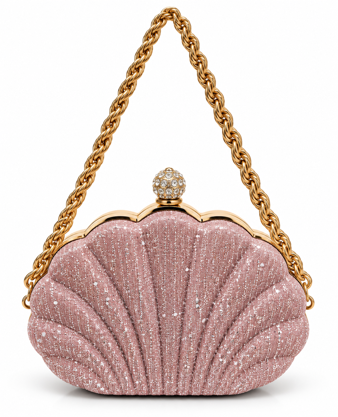 Celestia Crystal Clasp Clutch