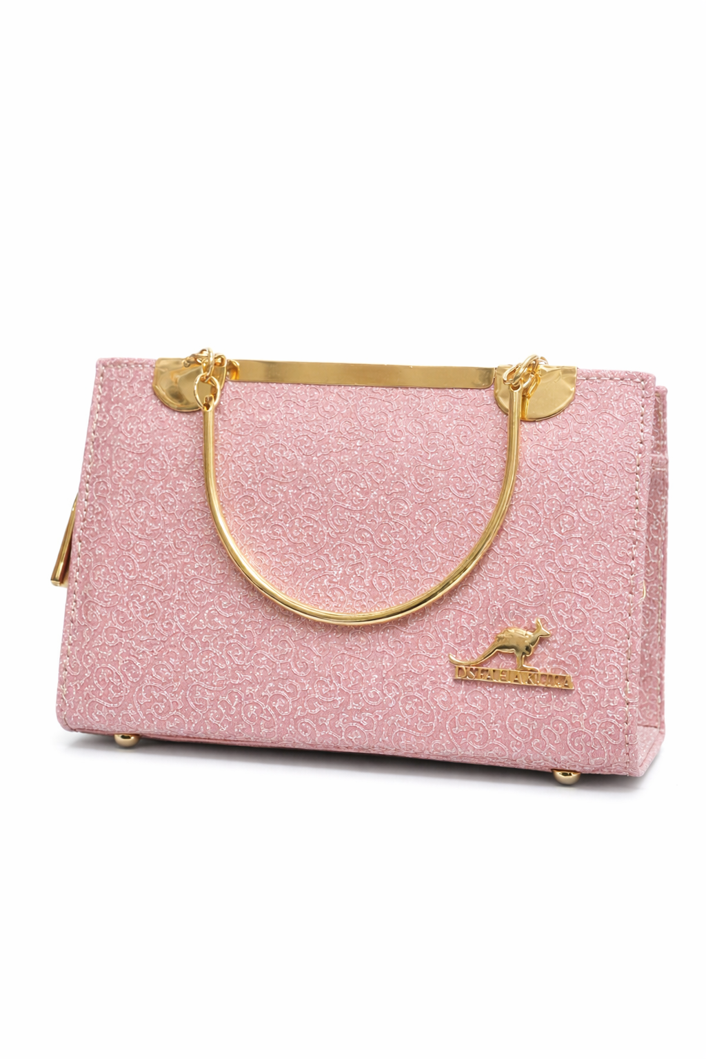 Fancy Metal Handle Bag