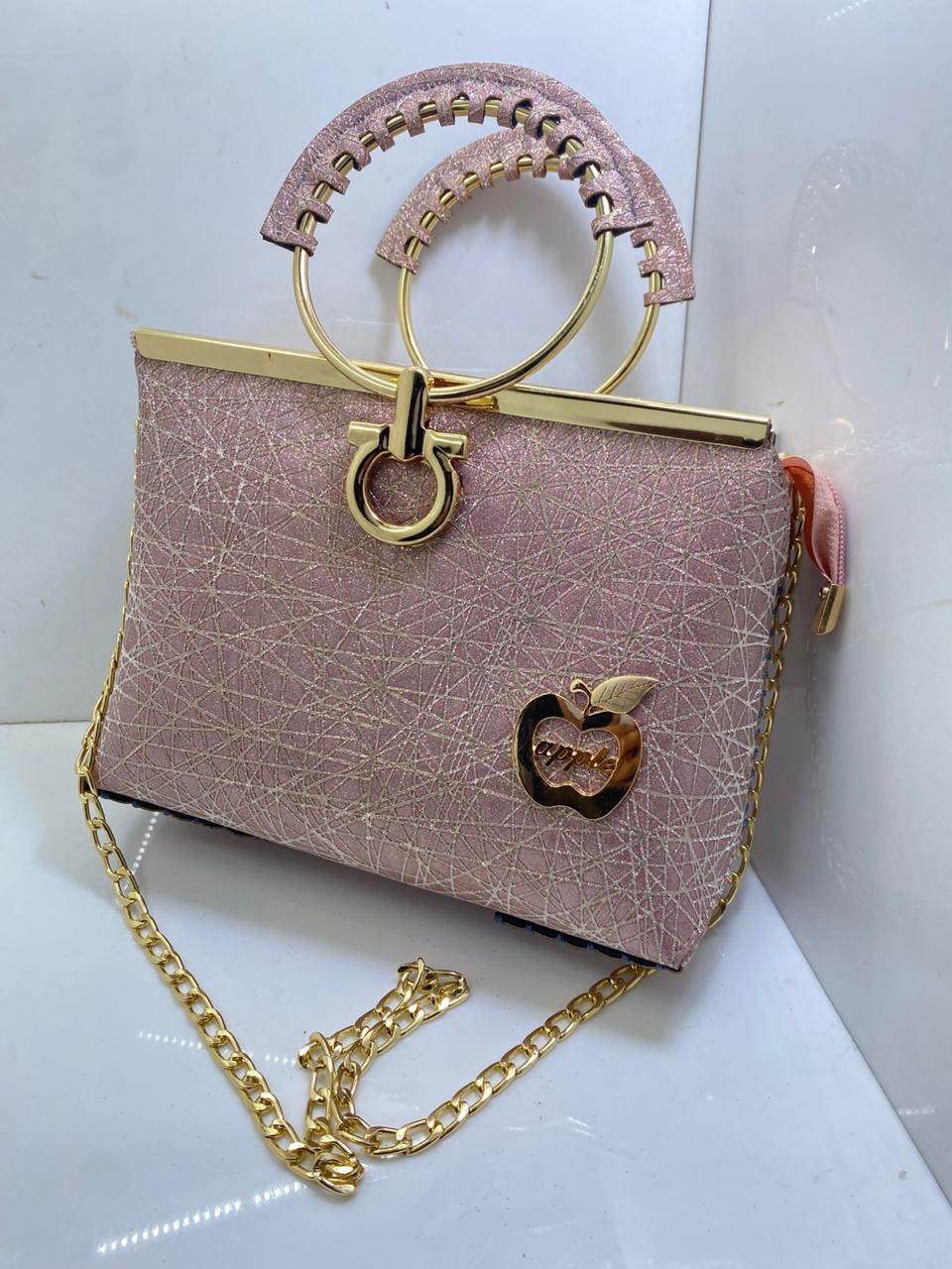 Elegant Apple Charm Purse