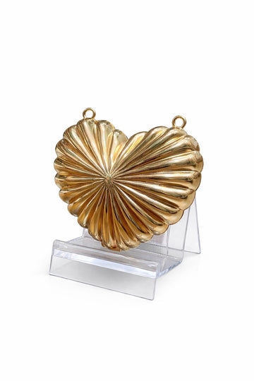 Metal heart Shape kids Clutch