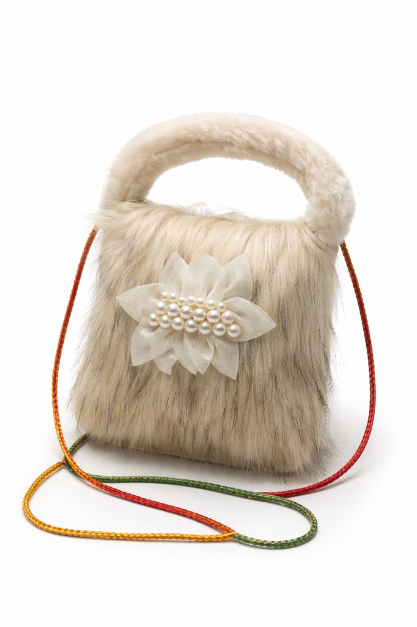 Fluffy Cross body kids bag