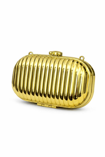 Luxe Ribbed Acrylic Clutch