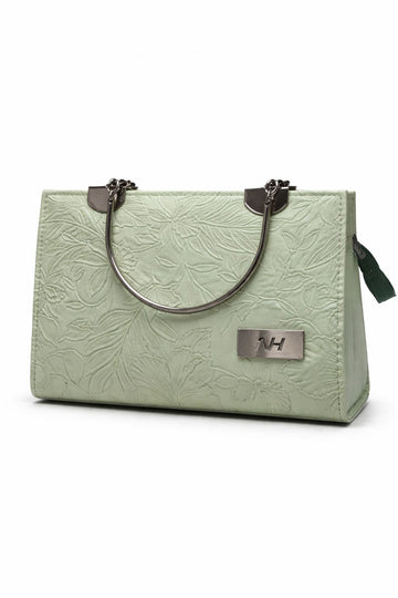 leaf emboss design bag