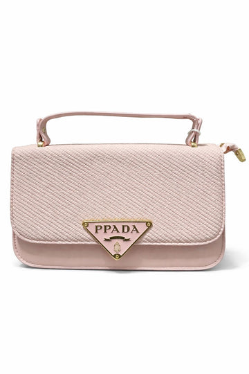 TriLock Textured Top Handle Crossbody Bag