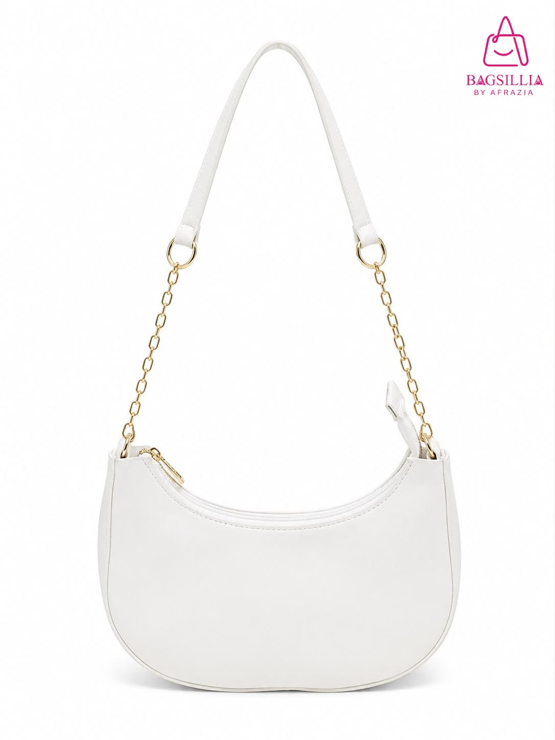 Classic Half Moon Chain Shoulder Bag