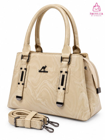 Marble Luxe Women’s Handbag with Shoulder Strap