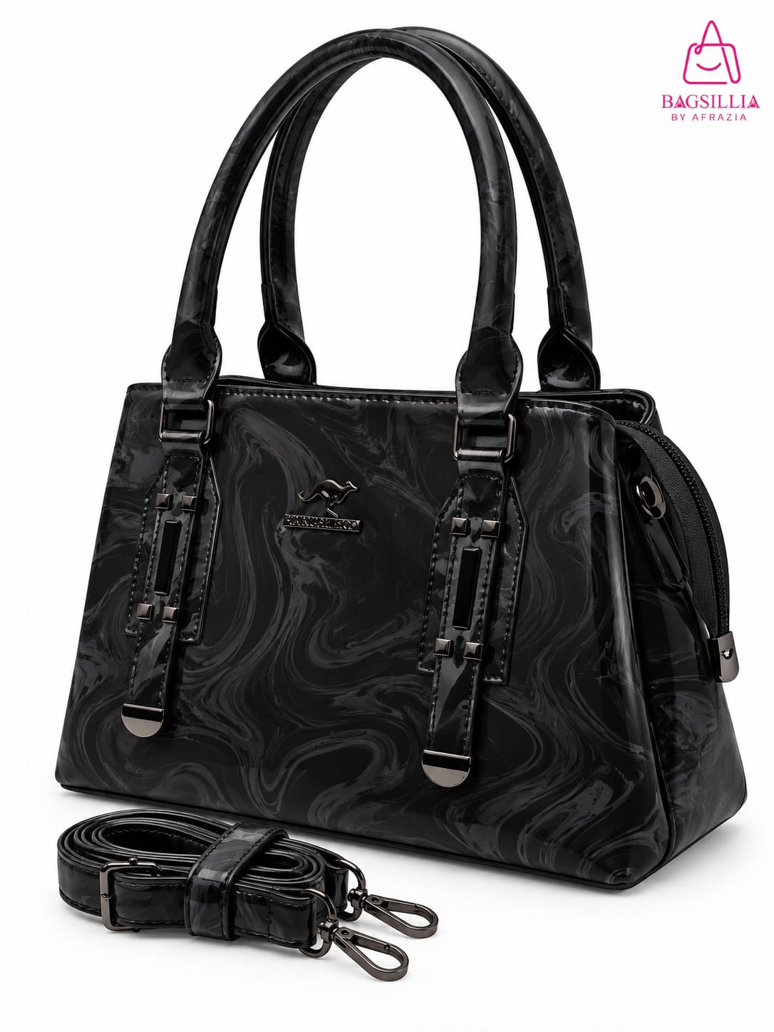 Marble Luxe Women’s Handbag with Shoulder Strap