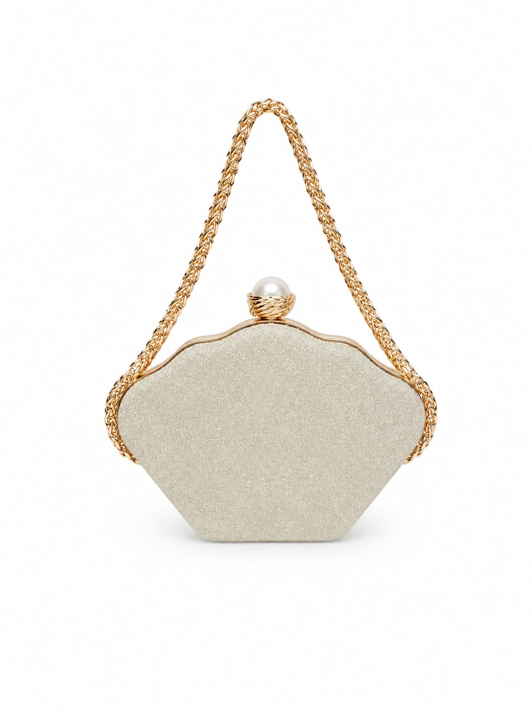 Pearl Chain Evening Clutch