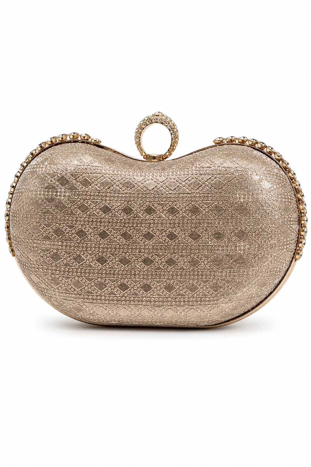 Ring side stone Clutch